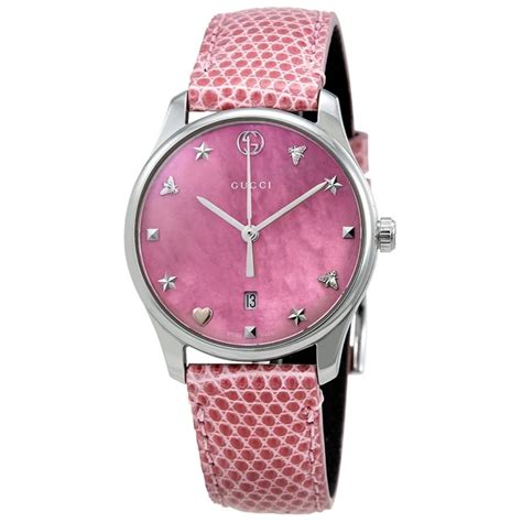 gucci quartz watch pink|gucci quartz watch price.